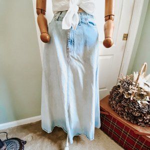 Denim Jean Skirt Ralph Lauren Vintage